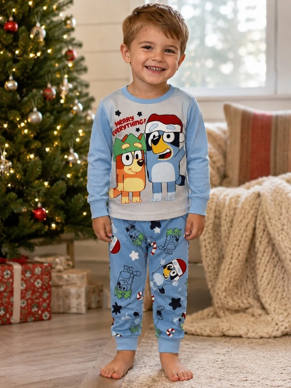 New - Bluey Christmas Pajama Set | Size 2T | Merry Everything! | Nordstrom